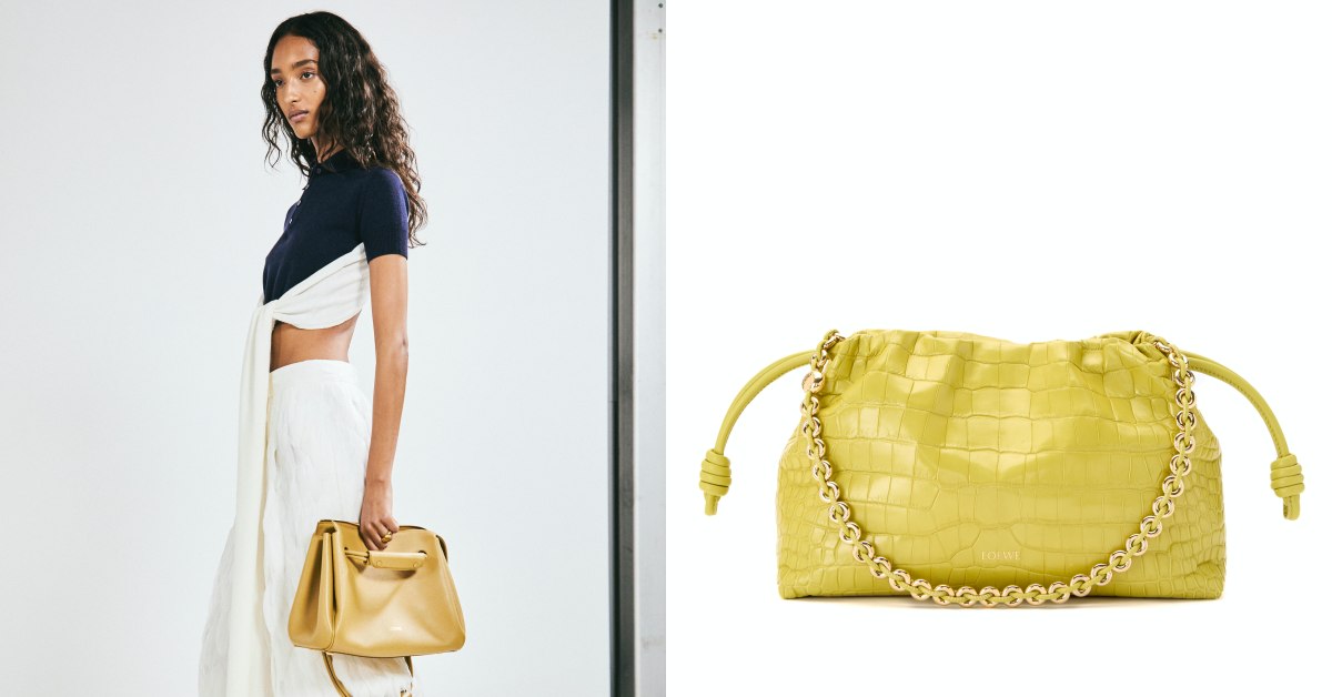Loewe 2025春夏包款推薦Top7：Flamenco、Puzzle特殊皮質展現極致工藝，「Madria」肩背包成本季重點