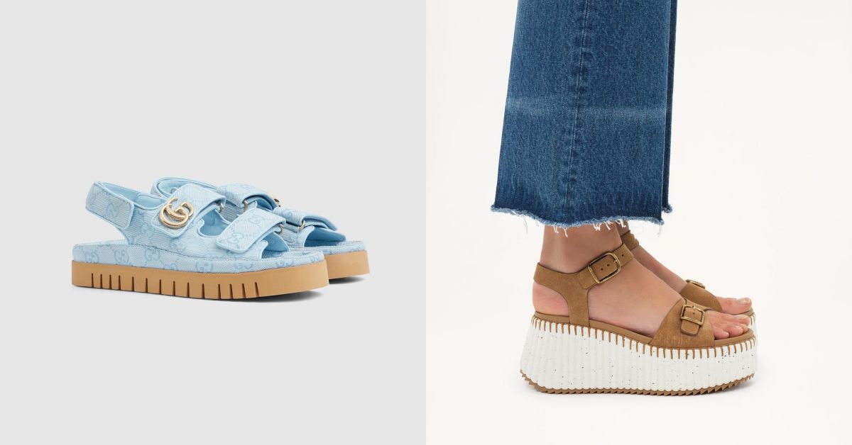2025春夏「精品涼鞋」編輯推薦10雙：Gucci、BV俏皮亮眼，Chloé「厚底增高」優雅風顯瘦腿長