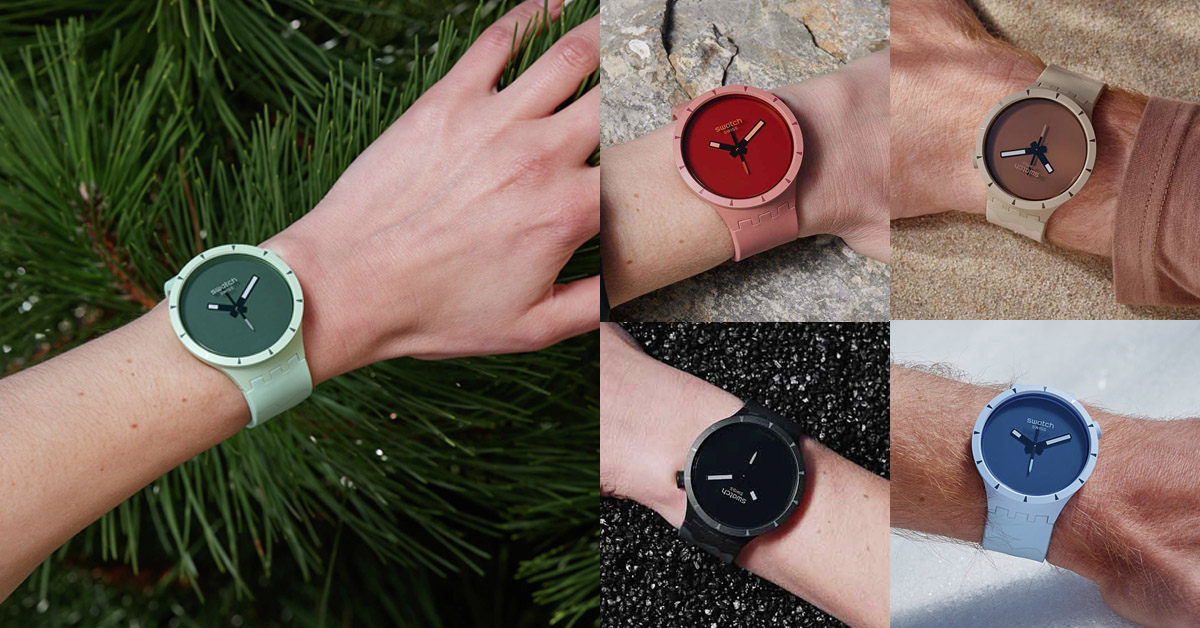 人生第一只入門錶就選Swatch！全新「Colors Of Nature」錶款，以超大錶徑、繽紛色彩結合陶瓷材質，男女配戴都率性