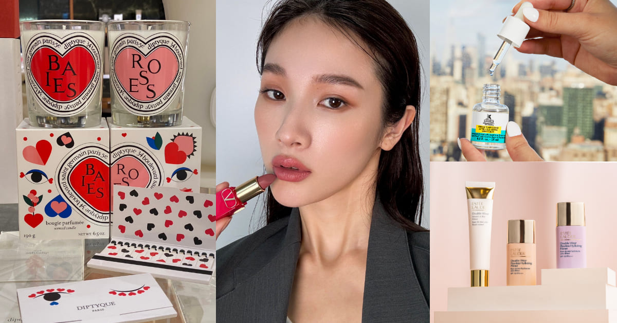 【美週Buy一下】新春美妝5大必買亮點！Valentino Beauty玫瑰唇膏、Diptyque情人節限定首選，Kiehl's液態痘痘貼錯過可惜
