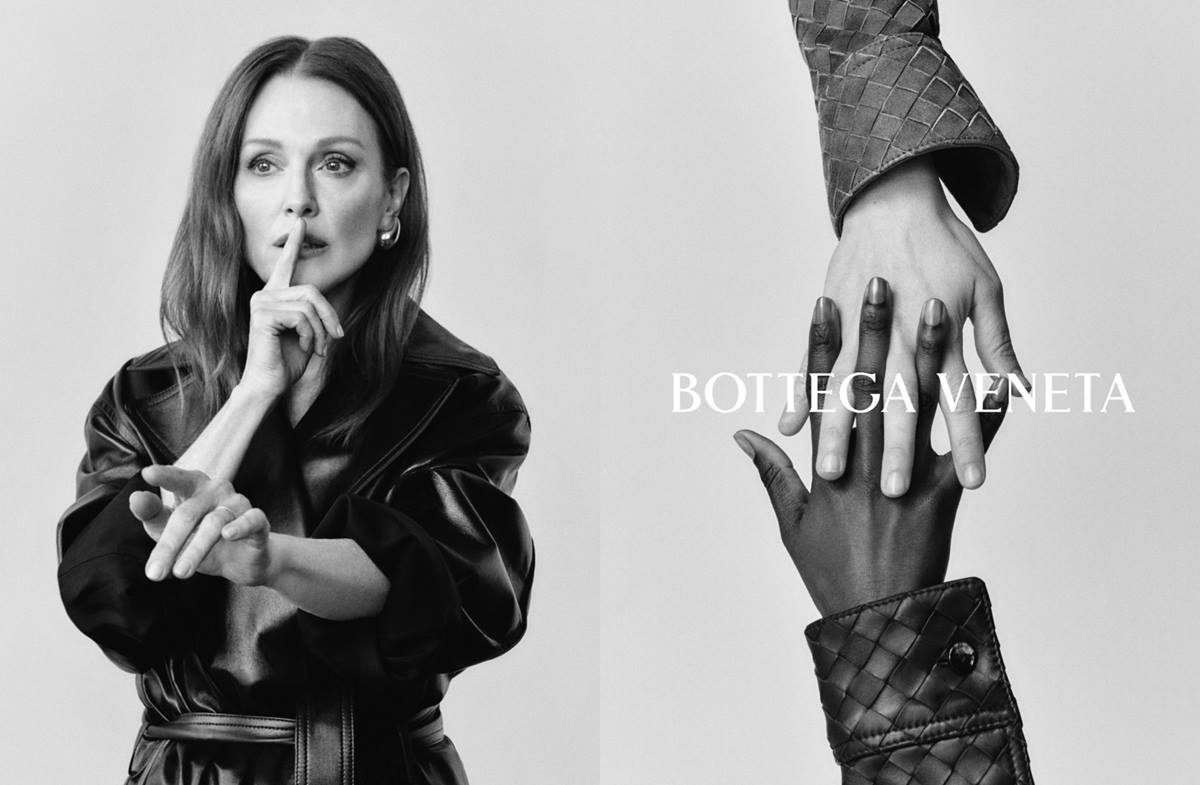Bottega Veneta 經典 Intrecciato 皮革編織工藝 50 周年，眾星手勢形象照洗版社群