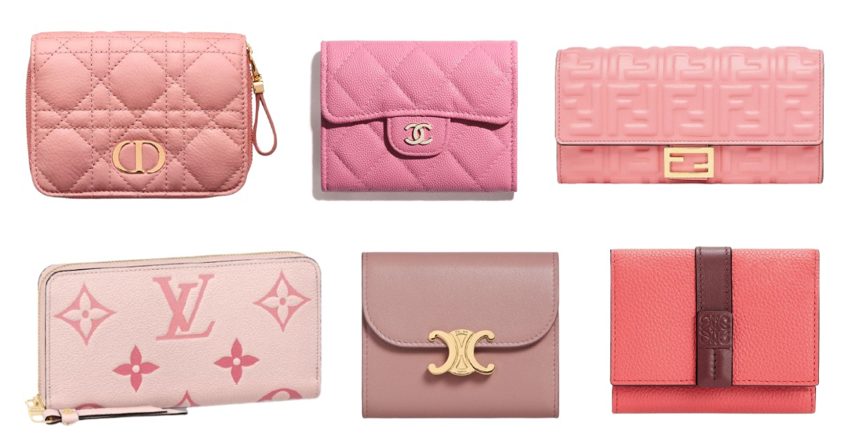 2021皮夾推薦「粉嫩系」Top 10！Chanel、LV、Gucci...Celine Triomphe櫃上詢問度超高！