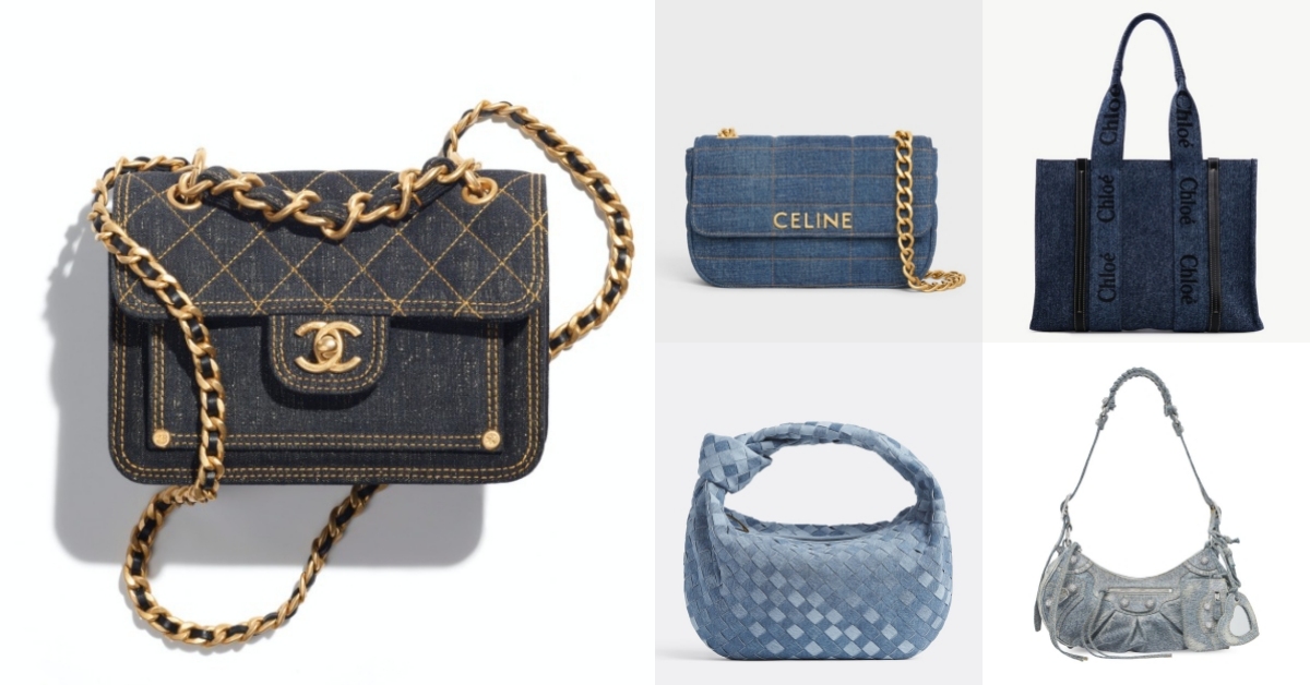 牛仔控請留步！2023春夏「精品牛仔包」推薦Top10，Chanel原色丹寧超優雅、Chloé通勤大包時髦OL問翻天