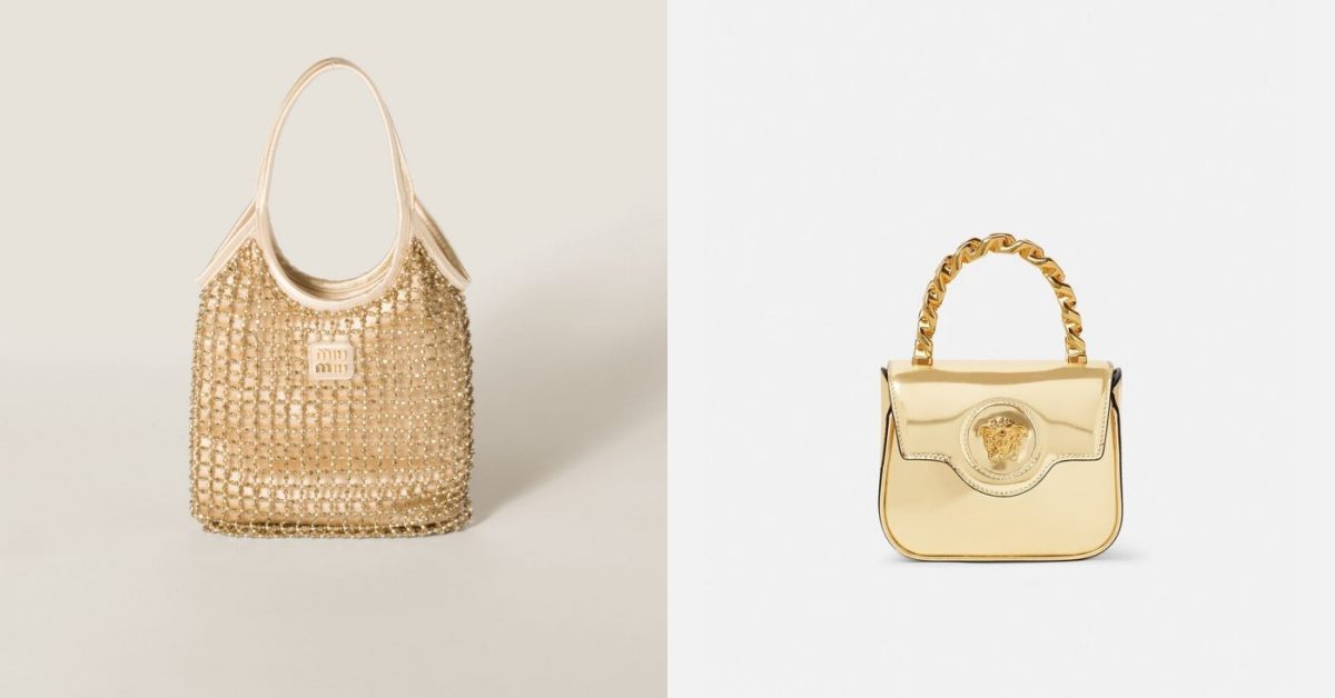 2025春夏「金色包包」推薦7款：Celine蛇紋皮革高級感十足，Loewe「Puzzle」簡約又貴氣！