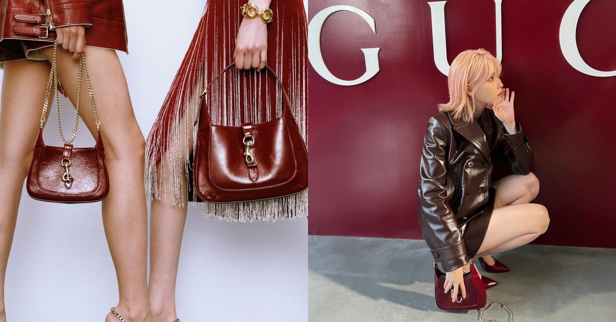 Gucci「Rosso Ancora」深紅色成本季重點！2024春夏8大包款統整：鏈條款「賈姬包」IU猛曬！