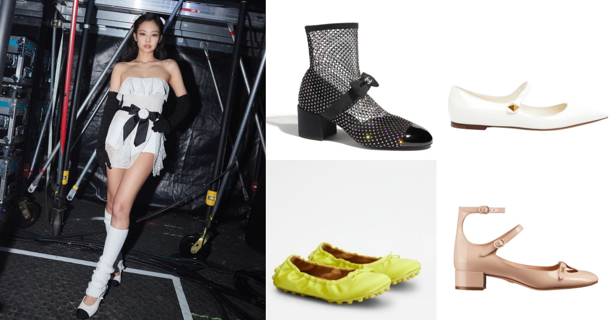 BLACKPINK Jennie颳起芭蕾旋風！2023春夏推薦「芭蕾鞋」Top10，Chanel、Dior、Valentino...優雅女人必須拿下！