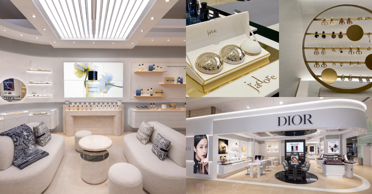 Dior全台最大在「高雄」！「時尚美妝旗艦店」5大獨家搶賺百萬商機，輕奢珠寶櫃、香水店中店只有這裡才有