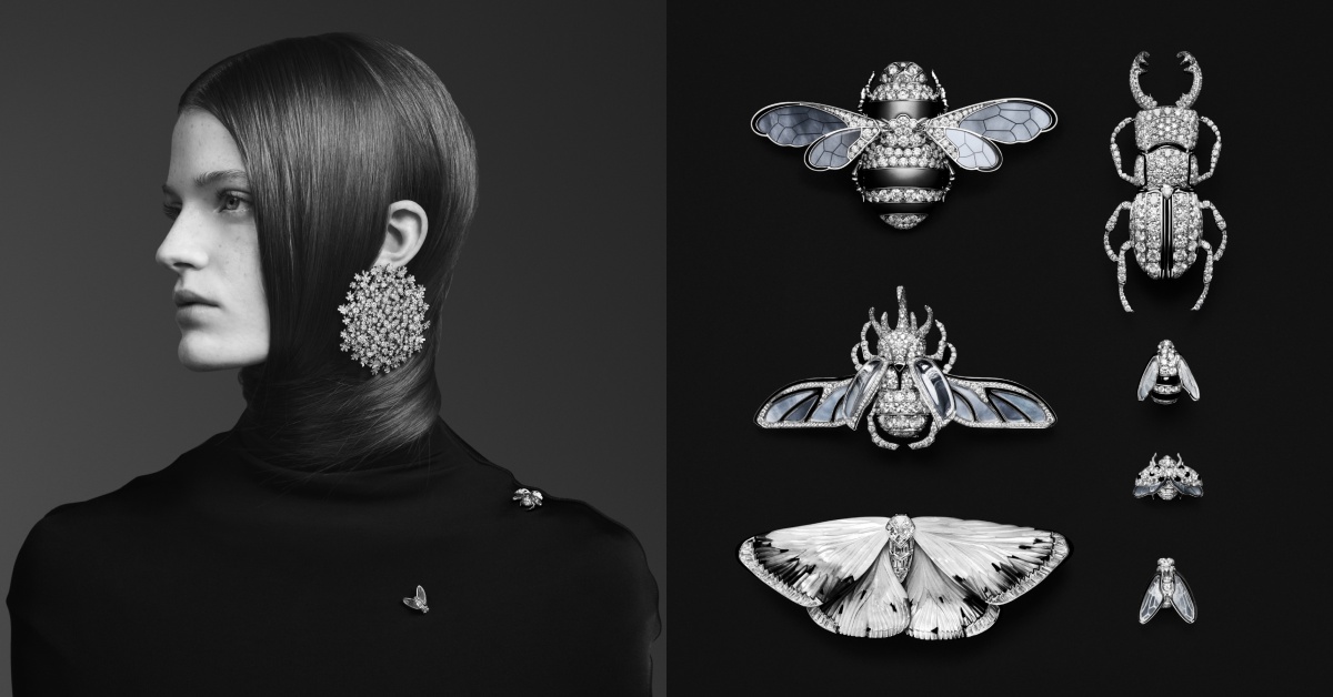 Boucheron 2025高級珠寶系列彷彿「生物百科」！常見植物花卉不夠看，蒼蠅、飛蛾也能載身上！