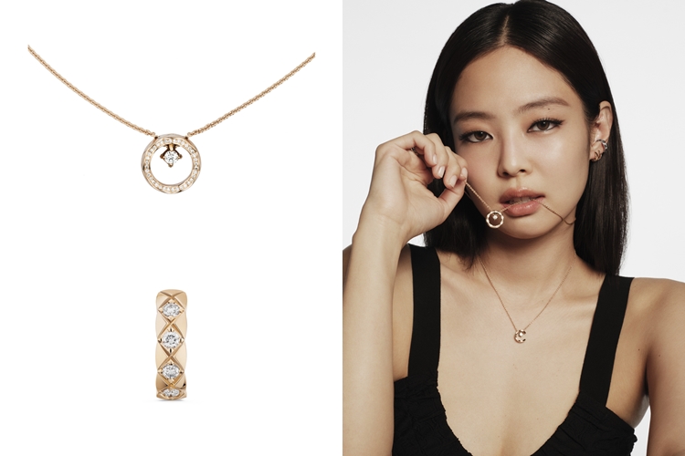 我的第一款香奈兒鎖定經典「菱格紋」！「Coco Crush」高級珠寶2025再添新作，Jennie親身演繹酷美疊戴風格