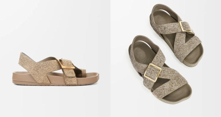 2025春夏「精品涼鞋」推薦Top 7!Gucci水鑽雙G標誌最吸睛,Loewe絨面皮革時髦百搭