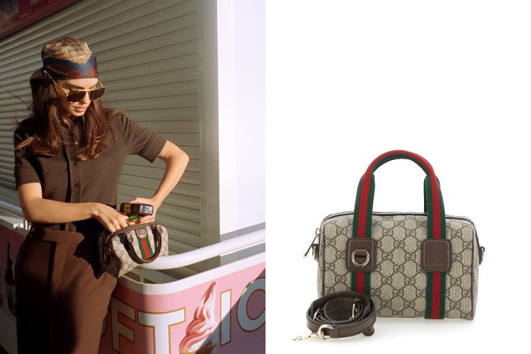 Gucci全新「Giglio包」搶攻大包趨勢！超模Emily Ratajkowski親自示範