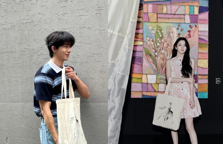 女神同款包小資女也能買！宋慧喬印花布包千元有找，韓韶禧Dior首爾限定無痛入手