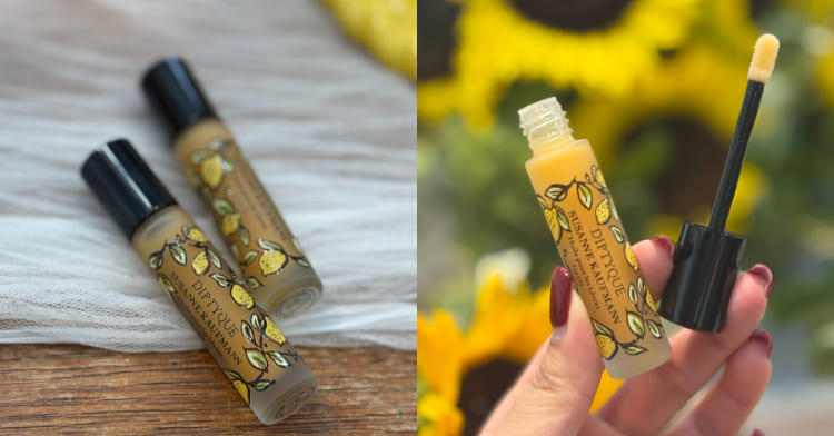 Diptyque2025年限量夏日唇油，質地清爽，有薄荷和柑橘香味
