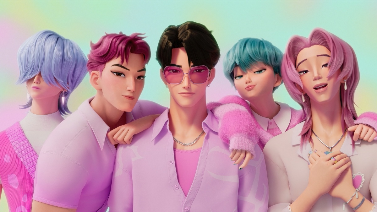 Netflix原創動畫《K-pop獵魔女團》劇中男團Saja Boys不只打怪，歌曲〈Soda Pop〉更紅到BTS都愛