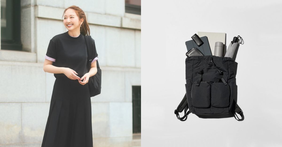 Uniqlo 全新多口袋後背包,不侷限於性別,不論是學生、上班族,或用作健身包,都能提供精準的機能需求性。