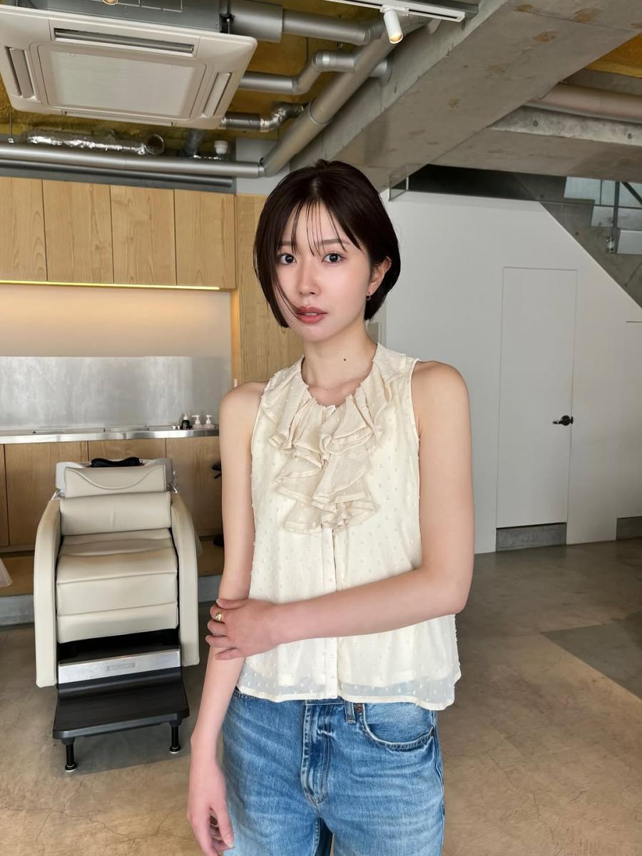 低層次耳下短髮推薦8：日系蘋果頭
